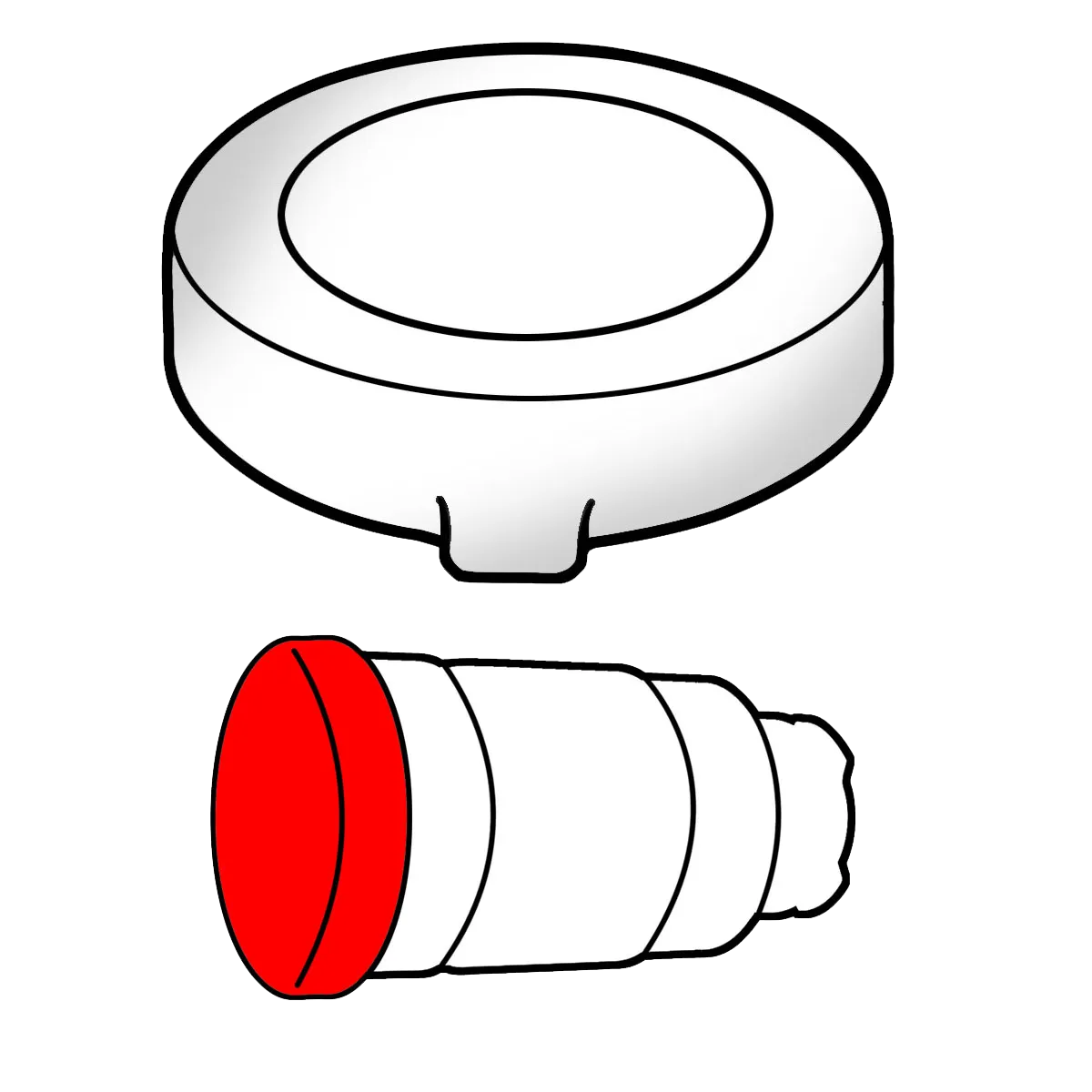 Eyepiece Protection Cap for Eyepieces of TSN-99/88/66/55/880/770