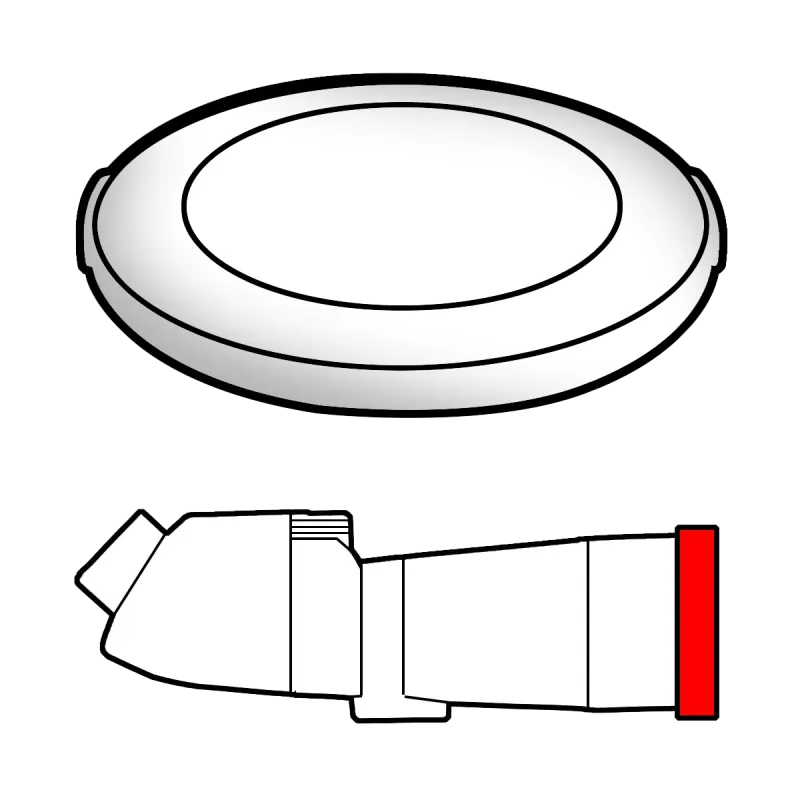 Objective Lens Protection Cap for TSN-660M